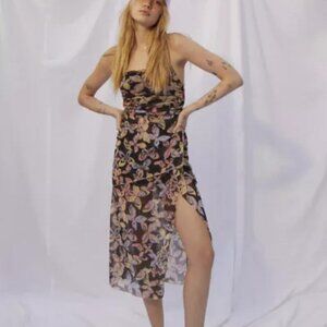 UO wild mesh slip dress